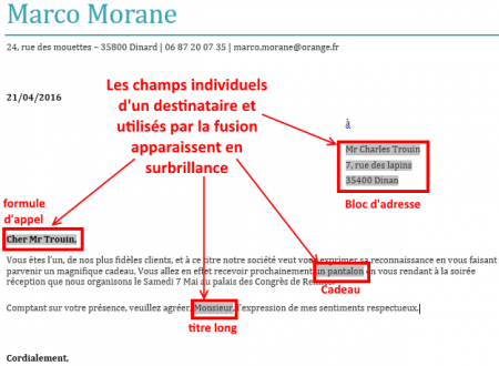 Comment Cr Er Un Publipostage Sous Word Coursinfo Fr