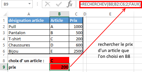 Excel_RECHERCHEV_2