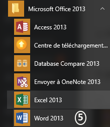 démarrer Microsoft Office 2013 : Word / Excel