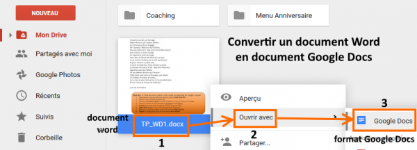 Google Docs, Les Fonctions De Base | Coursinfo.fr