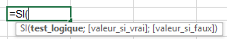 Quizz Excel sur la fonction SI