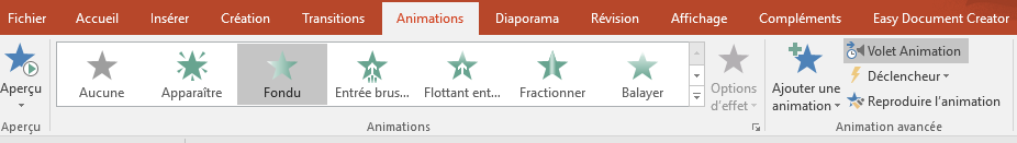 comment marche les animations powerpoint ?