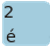 touche e accent aigu du clavier
